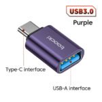 USB to Type-C Purple