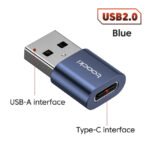 Type-C to USB Blue