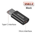 Micro to TypeC Black