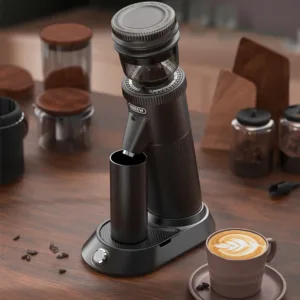 مطحنة قهوة جي 5 من هيبريو، مطحنة قهوة كهربائية مخروطية الشكل مع 36 إعداد للطحن، سعة 50 غرام، هيكل من خليط معدني من الالومنيوم، مناسبة للقهوة التركية والاسبريسو والتنقيط