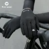 قفازات ركوب الدراجات للرجال والنساء ، أصابع كاملة ، مضادة للصدمات