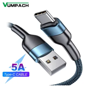 كابل USB نوع سي vumpach لنقل البيانات والشحن السريع