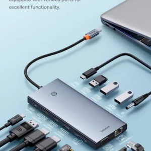 Baseus موزع متعدد المنافذ 13 في 1 نوع سي