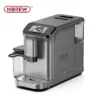 HiBREW Fully Automatic Espresso Machine, Cappuccino Milk Frother, 6 Coffee Capsules, Touch Screen with Grinder, H16